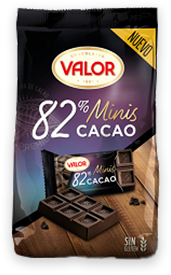 Chocolates Valor - Minitabletas 82% Cacao